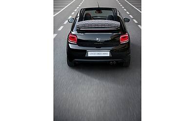 CITROEN DS3 CABRIO LANCIO SUL MERCATO DECAPOTTABILE FINO 120 KMH FANALE POSTERIORE 3D IPNOTICO TESTDRIVE PROVA SU STRADA FOTOGALLERY 039