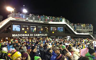 MADONNA DI CAMPIGLIO DIGITALE IL BACKSTAGE DELLA GARA DI COPPA DEL MONDO DI SCI ALPINO E 100 HOTSPOT GRATUITI PER LA FREE WIFI TURISTICA A DISPOSIZIONE DEI TURISTI 112