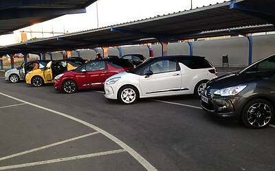 PROVA DS3 CABRIO CITROEN STRADE DI VALENCIA PROVA ESCLUSIVA TEST DRIVE 007