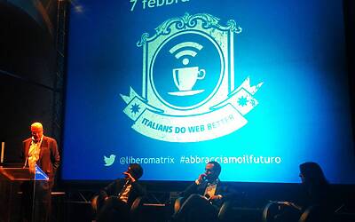 ITALIAONLINE FUSIONE LIBERO MATRIX PRESENTAZIONE ALLA STAMPA ED AL MERCATO PUBBLICITARIO SERATA DI GALA AL MUSEO SCIENZA E DELLA TECNICA DI MILANO GABRIELE MIRRA SALVATORE IPPOLITO ANTONIO CONVERTI 04