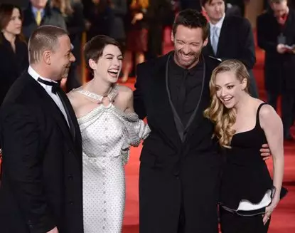 Les Misérables Premiere - Russell Crowe - Anne Hathaway - Hugh Jackman - Amanda Seyfried