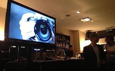 NIKON D7100 LA SERATA DI LANCIO DELLE NUOVE FOTOCAMERE NIKON AL VIRGIN CAFE DI MILANO CON TUTTA LA GAMMA DELLE MACCHINE FOTOGRAFICHE DIGITALI REFLEX E MIRRORLESS BRIDGE 05