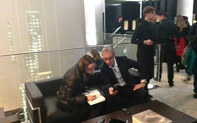 VERTU TI IL LANCIO MILANESE DEL NUOVO SMARTPHONE DI CASA VERTU AVVENUTO IN EVENTO ESCLUSIVO RISERVATO AL JET SET ED AI VIP NELLA SPLENDIDA BOUTIQUE DI VIA MONTENAPOLEONE 10