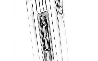 Vertu Ti Craft Sketch Vertu Key Detail