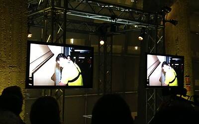 BOOSTMI ADIDAS BOOST MILANO LEVENTO PIU COOL E GLAMOUR AL GRATTACIELO PIRELLI DI MILANO PER IL LANCIO DELLE NUOVE ED ESCLUSIVA SCARPE DA RUNNING ADIDAS ENERGY BOOST 040