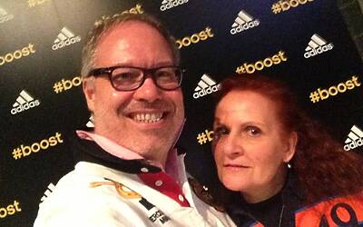 BOOSTMI ADIDAS BOOST MILANO LEVENTO PIU COOL E GLAMOUR AL GRATTACIELO PIRELLI DI MILANO PER IL LANCIO DELLE NUOVE ED ESCLUSIVA SCARPE DA RUNNING ADIDAS ENERGY BOOST 130