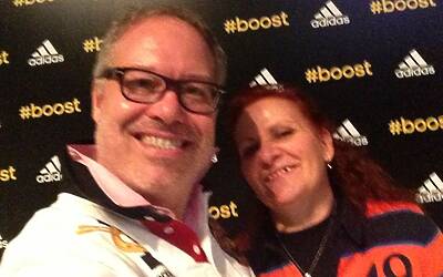 BOOSTMI ADIDAS BOOST MILANO LEVENTO PIU COOL E GLAMOUR AL GRATTACIELO PIRELLI DI MILANO PER IL LANCIO DELLE NUOVE ED ESCLUSIVA SCARPE DA RUNNING ADIDAS ENERGY BOOST 131