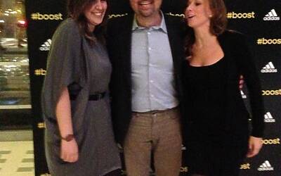 BOOSTMI ADIDAS BOOST MILANO LEVENTO PIU COOL E GLAMOUR AL GRATTACIELO PIRELLI DI MILANO PER IL LANCIO DELLE NUOVE ED ESCLUSIVA SCARPE DA RUNNING ADIDAS ENERGY BOOST 136