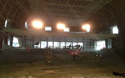 HTC ONE SMARTPHONE ANDROID IN ALLUMINIO LA PRESENTAZIONE A ROMA NELLA NUVOLA DI FUKSAS IN COSTRUZIONE DENTRO IL CANTIERE DEL CENTRO CONGRESSI PIU INNOVATIVO DITALIA 45