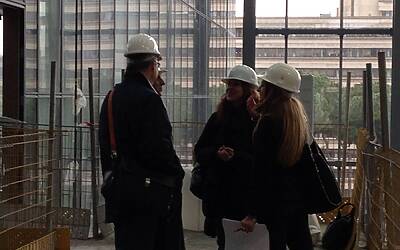 HTC ONE SMARTPHONE ANDROID IN ALLUMINIO LA PRESENTAZIONE A ROMA NELLA NUVOLA DI FUKSAS IN COSTRUZIONE DENTRO IL CANTIERE DEL CENTRO CONGRESSI PIU INNOVATIVO DITALIA 63