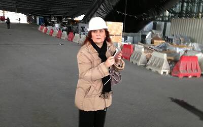 HTC ONE SMARTPHONE ANDROID IN ALLUMINIO LA PRESENTAZIONE A ROMA NELLA NUVOLA DI FUKSAS IN COSTRUZIONE DENTRO IL CANTIERE DEL CENTRO CONGRESSI PIU INNOVATIVO DITALIA 81