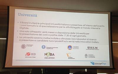 INTERNETDAYS INTERNET DAYS SI PRESENTA A MILANO NELLA PLENDIDA CORNICE DELLA TERRAZZA MARTINI E RACCONTA IL NUOVO EVENTO DIGITALE CHE COPRIRA TUTTE LE BEST PRACTICE DEL MONDO DELLINNOVAZIONE E DELLA COMUNICAZIONE 58