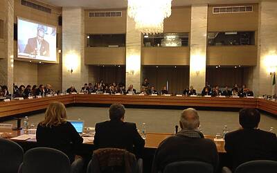 KEY4BIZ BEYOND DUBAI WCIT LA CENA DI GALA HOTEL HASSLER ED IL CONVEGNO ISTITUZIONALE ALLA FARNESINA MINISTERO DEGLI ESTERI DI ROMA DOVE SI SONO DISCUSSI I FUTURI ASSETTI DELLA RETE INTERNET 050