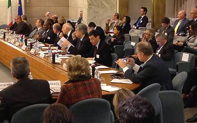 KEY4BIZ BEYOND DUBAI WCIT LA CENA DI GALA HOTEL HASSLER ED IL CONVEGNO ISTITUZIONALE ALLA FARNESINA MINISTERO DEGLI ESTERI DI ROMA DOVE SI SONO DISCUSSI I FUTURI ASSETTI DELLA RETE INTERNET 080