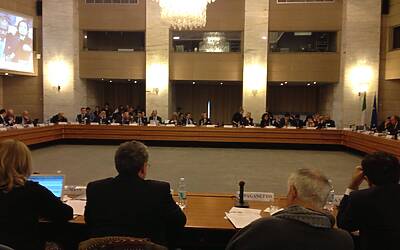 KEY4BIZ BEYOND DUBAI WCIT LA CENA DI GALA HOTEL HASSLER ED IL CONVEGNO ISTITUZIONALE ALLA FARNESINA MINISTERO DEGLI ESTERI DI ROMA DOVE SI SONO DISCUSSI I FUTURI ASSETTI DELLA RETE INTERNET 093