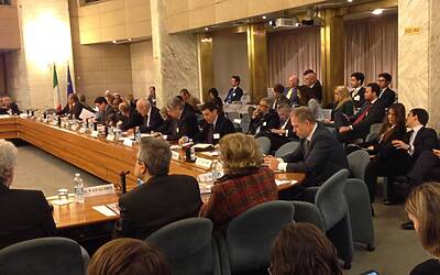 KEY4BIZ BEYOND DUBAI WCIT LA CENA DI GALA HOTEL HASSLER ED IL CONVEGNO ISTITUZIONALE ALLA FARNESINA MINISTERO DEGLI ESTERI DI ROMA DOVE SI SONO DISCUSSI I FUTURI ASSETTI DELLA RETE INTERNET 099