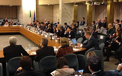 KEY4BIZ BEYOND DUBAI WCIT LA CENA DI GALA HOTEL HASSLER ED IL CONVEGNO ISTITUZIONALE ALLA FARNESINA MINISTERO DEGLI ESTERI DI ROMA DOVE SI SONO DISCUSSI I FUTURI ASSETTI DELLA RETE INTERNET 109