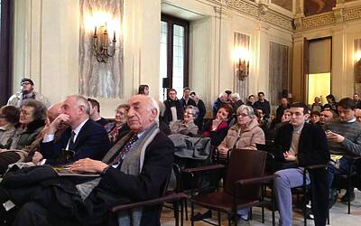 STRAMILANO 2013 LA PRESENTAZIONE A PALAZZO MARINO CON CHIARA BISCONTI ASSESSORA ALLO SPORT DEL COMUNE DI MILANO ANNUNCIA 50.000 PODISTI PARTECIPANTI ALLA CORSA TIPICA DI MILANO 14