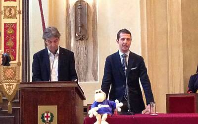 STRAMILANO 2013 LA PRESENTAZIONE A PALAZZO MARINO CON CHIARA BISCONTI ASSESSORA ALLO SPORT DEL COMUNE DI MILANO ANNUNCIA 50.000 PODISTI PARTECIPANTI ALLA CORSA TIPICA DI MILANO 23