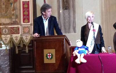 STRAMILANO 2013 LA PRESENTAZIONE A PALAZZO MARINO CON CHIARA BISCONTI ASSESSORA ALLO SPORT DEL COMUNE DI MILANO ANNUNCIA 50.000 PODISTI PARTECIPANTI ALLA CORSA TIPICA DI MILANO 27