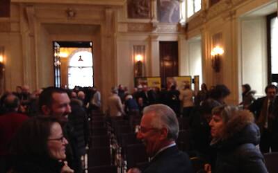 STRAMILANO 2013 LA PRESENTAZIONE A PALAZZO MARINO CON CHIARA BISCONTI ASSESSORA ALLO SPORT DEL COMUNE DI MILANO ANNUNCIA 50.000 PODISTI PARTECIPANTI ALLA CORSA TIPICA DI MILANO 39