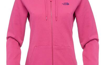 W Classic Full Zip Hoodie fuschia pink