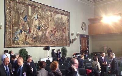 IL CONVEGNO ABI 2013 DIMENSIONE CLIENTE A PALAZZO ALTIERI ROMA SEDE ABI ASSOCIAZIONE BANCARIA ITALIANA DOVE HO PARTECIPATO COME RELATORE ALLA TAVOLA ROTONDA SUI SOCIAL MEDIA ED INTERNET OF THINGS INSIEME A FABRIZIO BELLAVISTA 20