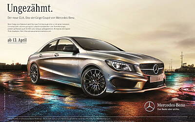 Integrated media campaign for the new CLA 2