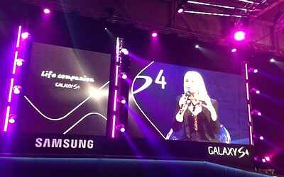 LANCIO ITALIANO DI SAMSUNG GALAXY S4 LIFE COMPANION AL SUPERSTUDIO PIÙ DI VIA TORTONA MILANO IL NUOVO SMARTPHONE ANDROID 099