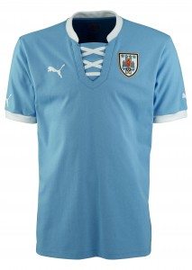 La nuova maglia Uruguay 2013