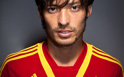 david silva alla presentazione della nuova maglia della spagna