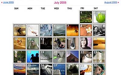 flickr calendar
