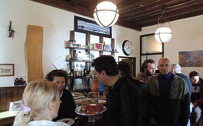 I RAGNI DI LECCO INSIEME AD ADIDAS EYEWEAR OCCHIALI PER LO SPORT NEL RIFUGIO CARLO PORTA DEI PIANI DEI RESINELLI A BALLABIO LECCO 021