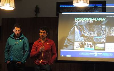 I RAGNI DI LECCO INSIEME AD ADIDAS EYEWEAR OCCHIALI PER LO SPORT NEL RIFUGIO CARLO PORTA DEI PIANI DEI RESINELLI A BALLABIO LECCO 069