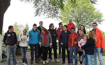 I RAGNI DI LECCO INSIEME AD ADIDAS EYEWEAR OCCHIALI PER LO SPORT NEL RIFUGIO CARLO PORTA DEI PIANI DEI RESINELLI A BALLABIO LECCO 088