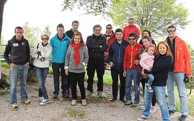 I RAGNI DI LECCO INSIEME AD ADIDAS EYEWEAR OCCHIALI PER LO SPORT NEL RIFUGIO CARLO PORTA DEI PIANI DEI RESINELLI A BALLABIO LECCO 090