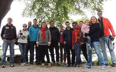 I RAGNI DI LECCO INSIEME AD ADIDAS EYEWEAR OCCHIALI PER LO SPORT NEL RIFUGIO CARLO PORTA DEI PIANI DEI RESINELLI A BALLABIO LECCO 092