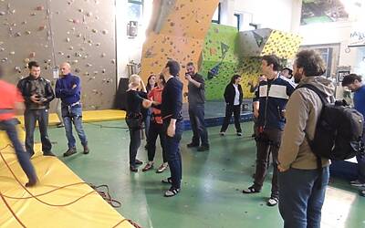 I RAGNI DI LECCO INSIEME AD ADIDAS EYEWEAR OCCHIALI PER LO SPORT NEL RIFUGIO CARLO PORTA DEI PIANI DEI RESINELLI A BALLABIO LECCO 141