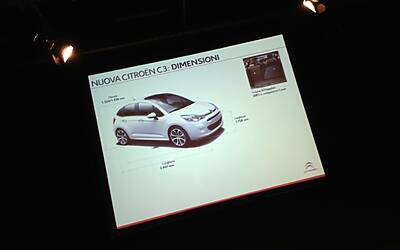 Lancio nazionale nuova citroen c3 anteprima stampa agli east end studios le foto della vettura e le slide della presentazione ufficiale di massimo borio CON I VIDEO della pubblicità e delle interviste ufficiali 21