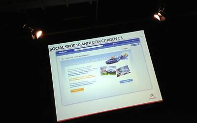 Lancio nazionale nuova citroen c3 anteprima stampa agli east end studios le foto della vettura e le slide della presentazione ufficiale di massimo borio CON I VIDEO della pubblicità e delle interviste ufficiali 39