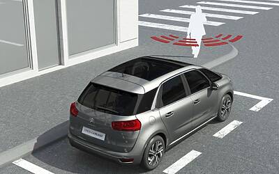 CITROEN C4 PICASSO TECNOSPACE LE FOTO DEGLI INTERNI ED I DETTAGLI DELLA TECNOLOGIA CON I DUE DISPLAY AD ALTA DEFINIZIONE HD 57