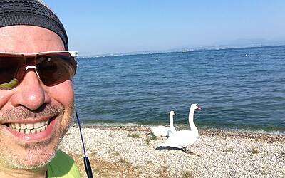 I MIGLIORI PERCORSI DI RUNNING IN ITALIA SCELTI DA MICHELE FICARA MANGANELLI CORRENDO SUL LATO SUD DEL LAGO DI GARDA A PESCHIERA DEL GARDA MISTO TRA STERRATO TERRA E ASFALTO DOOR TO TRAIL 028