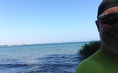 I MIGLIORI PERCORSI DI RUNNING IN ITALIA SCELTI DA MICHELE FICARA MANGANELLI CORRENDO SUL LATO SUD DEL LAGO DI GARDA A PESCHIERA DEL GARDA MISTO TRA STERRATO TERRA E ASFALTO DOOR TO TRAIL 052