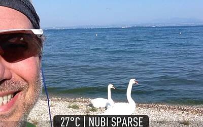 I MIGLIORI PERCORSI DI RUNNING IN ITALIA SCELTI DA MICHELE FICARA MANGANELLI CORRENDO SUL LATO SUD DEL LAGO DI GARDA A PESCHIERA DEL GARDA MISTO TRA STERRATO TERRA E ASFALTO DOOR TO TRAIL 099