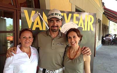 Invitational golf contest vanityfair citroen aeg club villa deste montorfano cena di gala villa erba carlo cracco special guest valerio staffelli e la ds5 red carpet 037