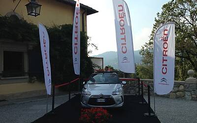 Invitational golf contest vanityfair citroen aeg club villa deste montorfano cena di gala villa erba carlo cracco special guest valerio staffelli e la ds5 red carpet 120
