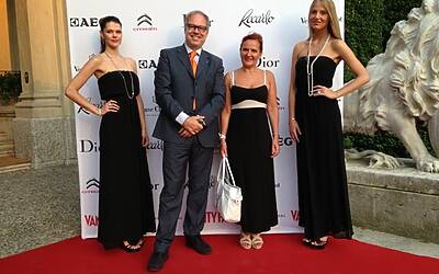 Invitational golf contest vanityfair citroen aeg club villa deste montorfano cena di gala villa erba carlo cracco special guest valerio staffelli e la ds5 red carpet 129