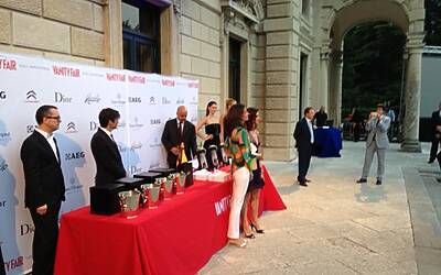 Invitational golf contest vanityfair citroen aeg club villa deste montorfano cena di gala villa erba carlo cracco special guest valerio staffelli e la ds5 red carpet 173