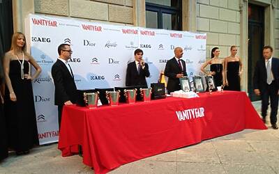 Invitational golf contest vanityfair citroen aeg club villa deste montorfano cena di gala villa erba carlo cracco special guest valerio staffelli e la ds5 red carpet 176