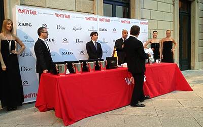 Invitational golf contest vanityfair citroen aeg club villa deste montorfano cena di gala villa erba carlo cracco special guest valerio staffelli e la ds5 red carpet 177